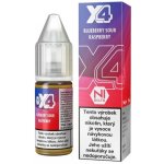 X4 Bar Juice Blueberry Sour Raspberry 10 ml 10 mg – Zboží Dáma