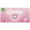 Kleenex Cosmetic papírové kapesníčky v krabičce 3-vrstvé 80 ks