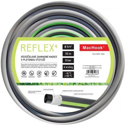 J.A.D. Tools REFLEX4 3/4" 50m šedo-zelená – Hledejceny.cz