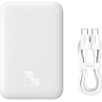 Baseus Magnetic Mini 6000mAh bílý – Zboží Živě