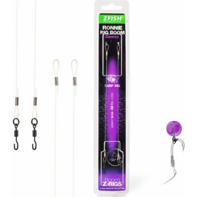 ZFISH Krimpovaný Návazec Ronnie Rig Boom 18 cm/30 lbs – Hledejceny.cz