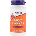 Now Foods Vitamin K2 jako MK-7 100 mcg 60 rostlinných kapslí – Hledejceny.cz