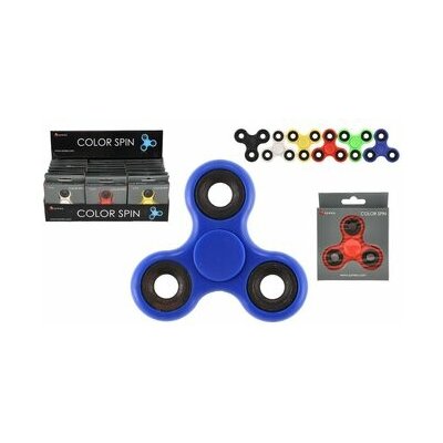 Teddies Fidget Spinner kov/plast 6 barev v krabičce 9x11cm 24ks v boxu – Zboží Mobilmania