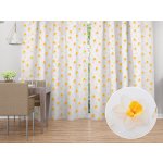Biante Dekorační závěs TF-137 Narcisky na bílém 140x220 cm – Hledejceny.cz
