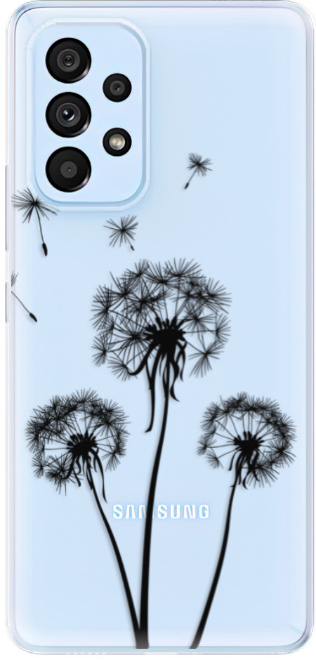 Pouzdro iSaprio - Three Dandelions - black Samsung Galaxy A53 5G