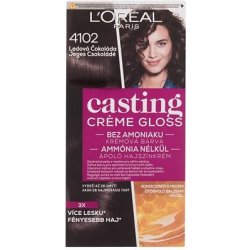 L'Oréal Paris Casting Creme Gloss barva na vlasy na barvené vlasy na všechny typy vlasů 4102 Iced Chocolate 48 ml