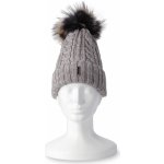 Wooline dámská zimní čepice s bambulí Sára šedohnědá – Hledejceny.cz