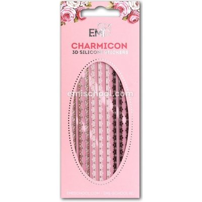 E.Mi Charmicon 3D Silicone Stickers Lace MIX 2 samolepka – Zboží Mobilmania