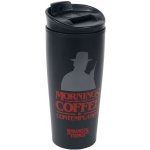 Curepink Cestovní hrnek Stranger Things Coffee and Contemplation 0,425 l – Zboží Dáma