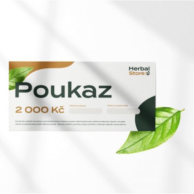 Dárkový poukaz 2000 Kč – Sleviste.cz