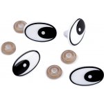 Prima-obchod Oči s pojistkou 19x29 mm, barva černá – Zboží Dáma