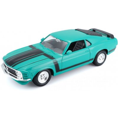 Maisto1970 Ford Boss Mustang 302 31943 zelená 1:24 – Zbozi.Blesk.cz