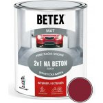 Betex 2v1 na beton S2131 0,8 kg červenohnědá – Zboží Mobilmania
