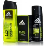 Adidas Pure Game voda po holení 100 ml + deospray 150 ml + sprchový gel 250 ml dárková sada – Hledejceny.cz