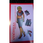 Cvičitelka sběratelská papírová vystřihovánka a omalovánka – Sleviste.cz