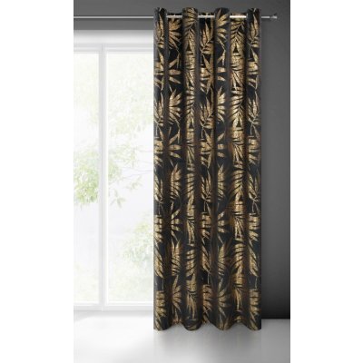 HOTOVÝ ZÁVĚS ELENA 140X250 CM ČERNÁ – Sleviste.cz