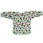 GaGa's pleny bryndák s rukávy a kapsou lesní – Zboží Dáma