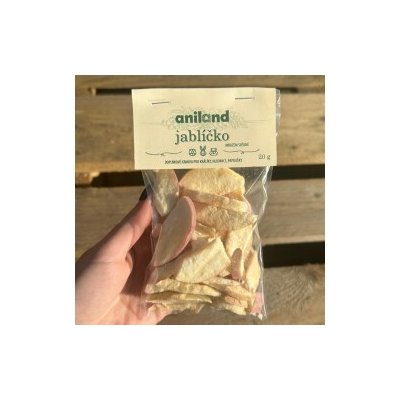 Aniland Jablečné plátky bez slupky sušené mrazem 20 g – Zboží Mobilmania