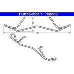 Pružina, brzdový třmen ATE 11.8116-0351.1 – Zbozi.Blesk.cz