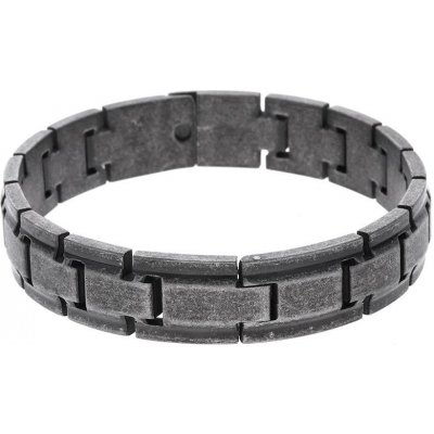 MPM steel and jewelery náramek 8122 black