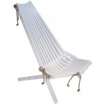 Ecofurn Ecochair křeslo Borovicové drevo olej biely – Hledejceny.cz