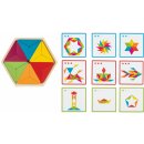 Montessori Playtive Dřevěné duhové puzzle (hra na třídění)