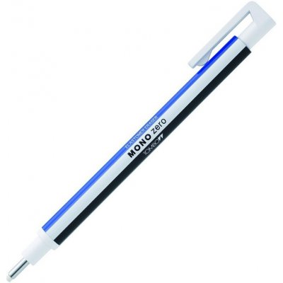 Tombow Gumovací tužka Mono Zero 2,3 mm - modrá/bílá/černá – Hledejceny.cz