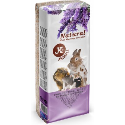 JK ANIMALS Přírodní dřevěné hobliny s vůní levandule 0,6 kg 15 l – Zboží Mobilmania