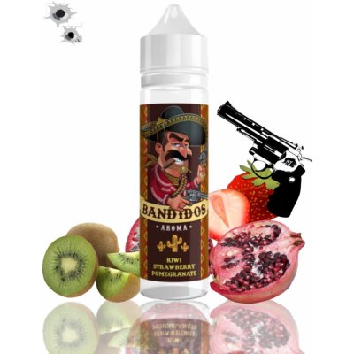 Bandidos Kiwi Strawberry Pomegranate Shake & Vape 10 ml – Zboží Mobilmania