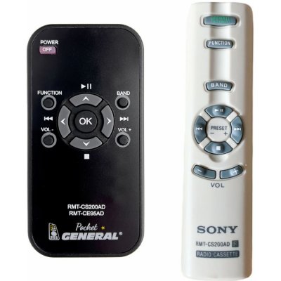 Dálkový ovladač General Sony RMT-CS200AD – Zboží Živě