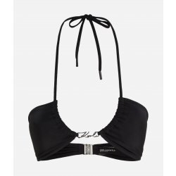 Karl Lagerfeld Karl Dna Glam Halter Top černá