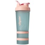 Vilgain Shaker Pro 2Go – Coral Reef 450 ml + 150 ml + 100 ml – Hledejceny.cz