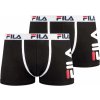 Boxerky, trenky, slipy, tanga Fila pánské boxerky FU5040 2 200 černé 2 pack