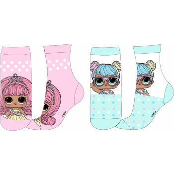 LOL. Surprise Dívčí ponožky růžová/ mentolová Mix barev