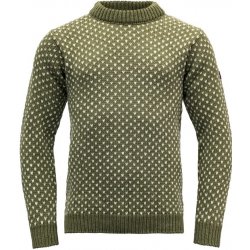 Devold vlněný svetr Nordsjo Wool Sweater olive