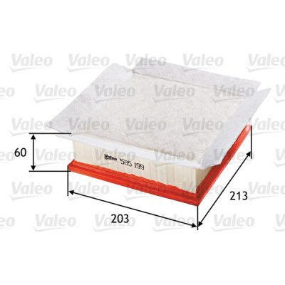 Vzduchový filtr VALEO 585199 – Hledejceny.cz