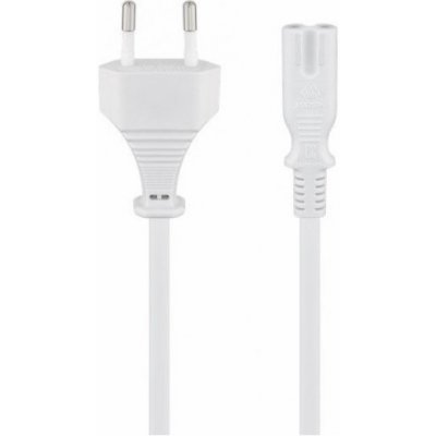 goobay Kabel síťový 2pinový, CEE 7/16(M) - IEC320 C7, 1,5m, bílý (51326) - 19.92.0052 – Sleviste.cz