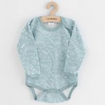 Kojenecké celorozepínací body New Baby Classic II dino mátový – Zboží Dáma