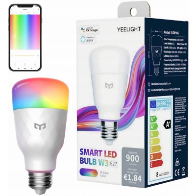 Xiaomi Yeelight Smart Bulb W3 LED žárovka , barevná – Zboží Živě