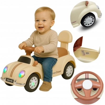 Baby Mix Kiddo Cruiser béžové – Zboží Dáma