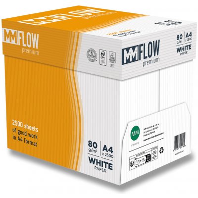 MM Flow Premium A4, 80 g, 5 x 500 listů – Zboží Živě
