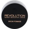 Oční linka Makeup Revolution London Brow Pomade úprava obočí Ended Brush oční linky Graphite 2,5 g