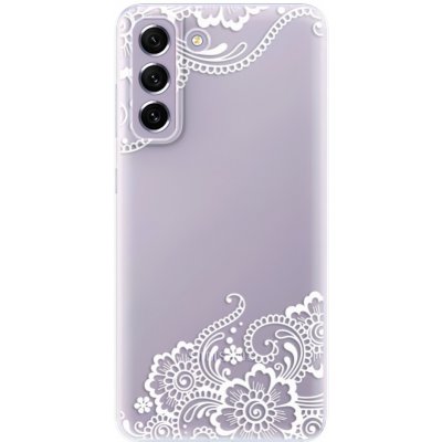 Pouzdro iSaprio - White Lace 02 Samsung Galaxy S21 FE 5G