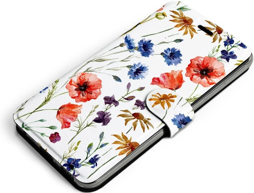 Pouzdro Mobiwear Flip Xiaomi 11 Lite 5G NE - MP04S Luční kvítí