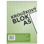 Bobo bloky s horní spirálou kroužkový blok horní spirála A5 čtvereček 50 listů – Hledejceny.cz