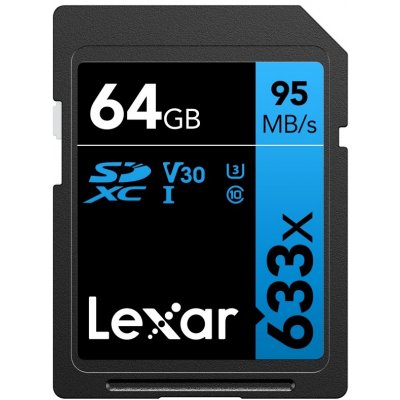 Lexar SDXC 64 GB UHS-I U1 LSD64GCB1EU633 – Zbozi.Blesk.cz