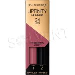 Max Factor Dlouhotrvající rtěnka s balzámem Lipfinity 310 Essential Violet 2,3 + 1,9 g – Zboží Dáma
