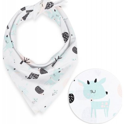 Biante dětský bavlněný šátek Sandra SA-369 Koloušci a ježci v lese – Hledejceny.cz