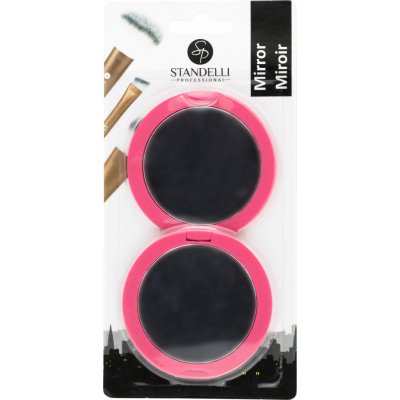 Standelli Professional zvětšovací kosmetické zrcátko do kabelky růžové