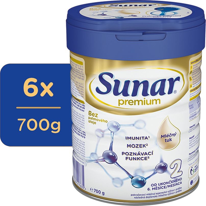 Sunar 2 Premium 6 x 700 g